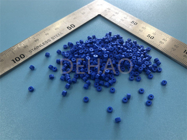 PTFE blu l'isolante dei pezzi meccanici per il connettore ISO14001 di rf