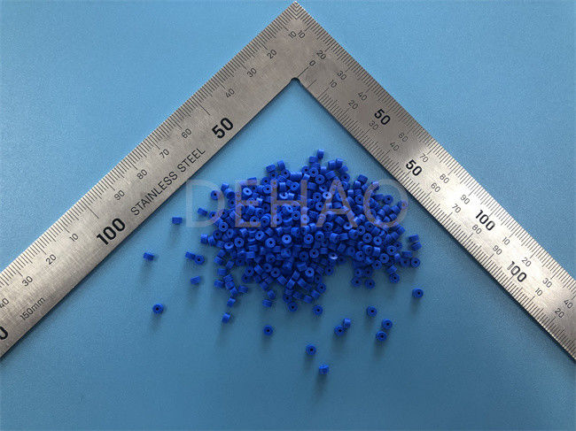 PTFE blu l'isolante dei pezzi meccanici per il connettore ISO14001 di rf