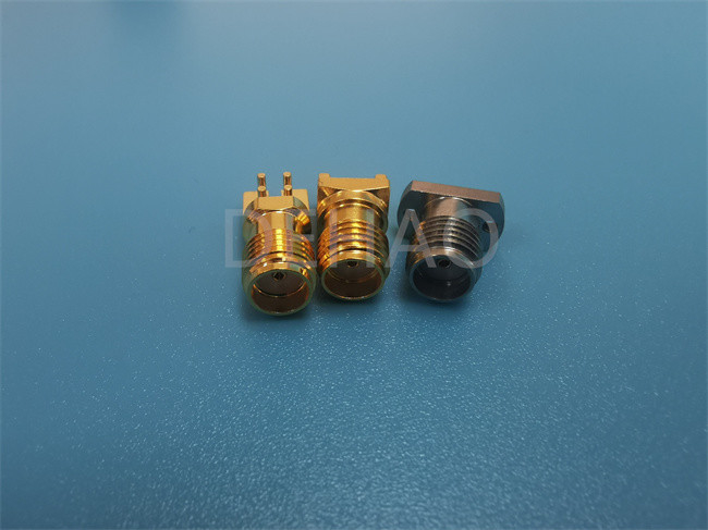 Parti su ordinazione dell'isolante PTFE per 2,92 l'oro del connettore coassiale 40G di rf placcato